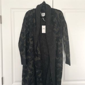 John + Jenn long open cardigan